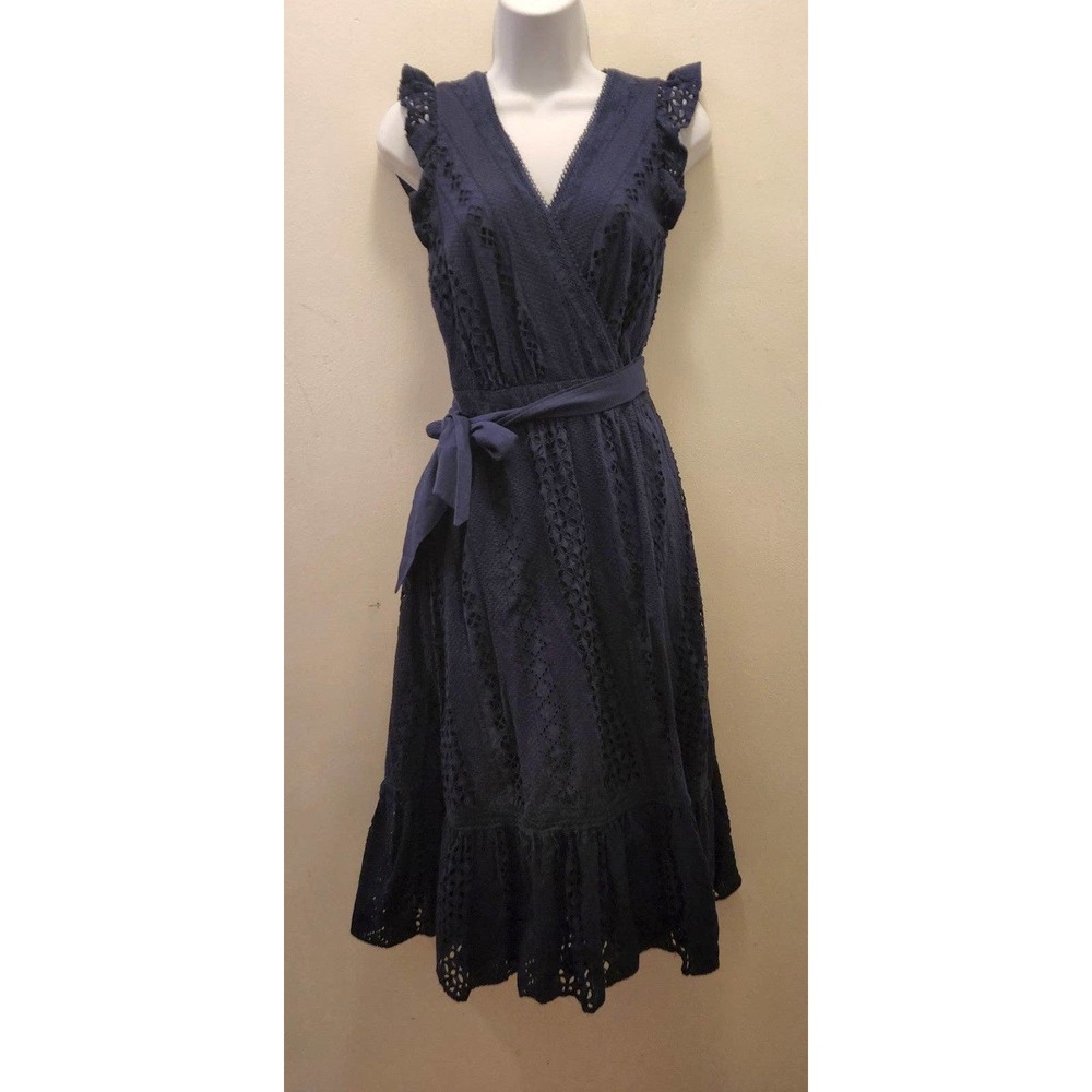 J. Crew eyelet wrap dress 2